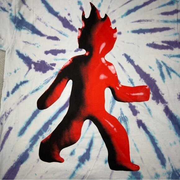 Cactus Jack Travis Scott Flame Tie Dye Tee Medium - Picture 6 of 9